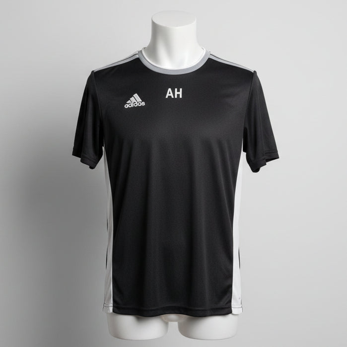 Black adidas football training shirt SKU 7379 size M
