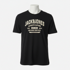 Black Jack & Jones cotton t-shirt with white print #casualwear
Size xxl 
SKU 7160
L 30 W 22
