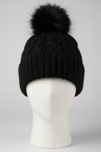 Black Knit Beanie SKU 7312