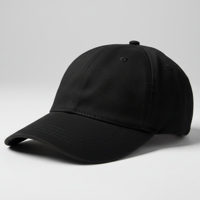 Black Minimalist Baseball Cap SKU 7252