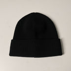 Black knit beanie sku 7245