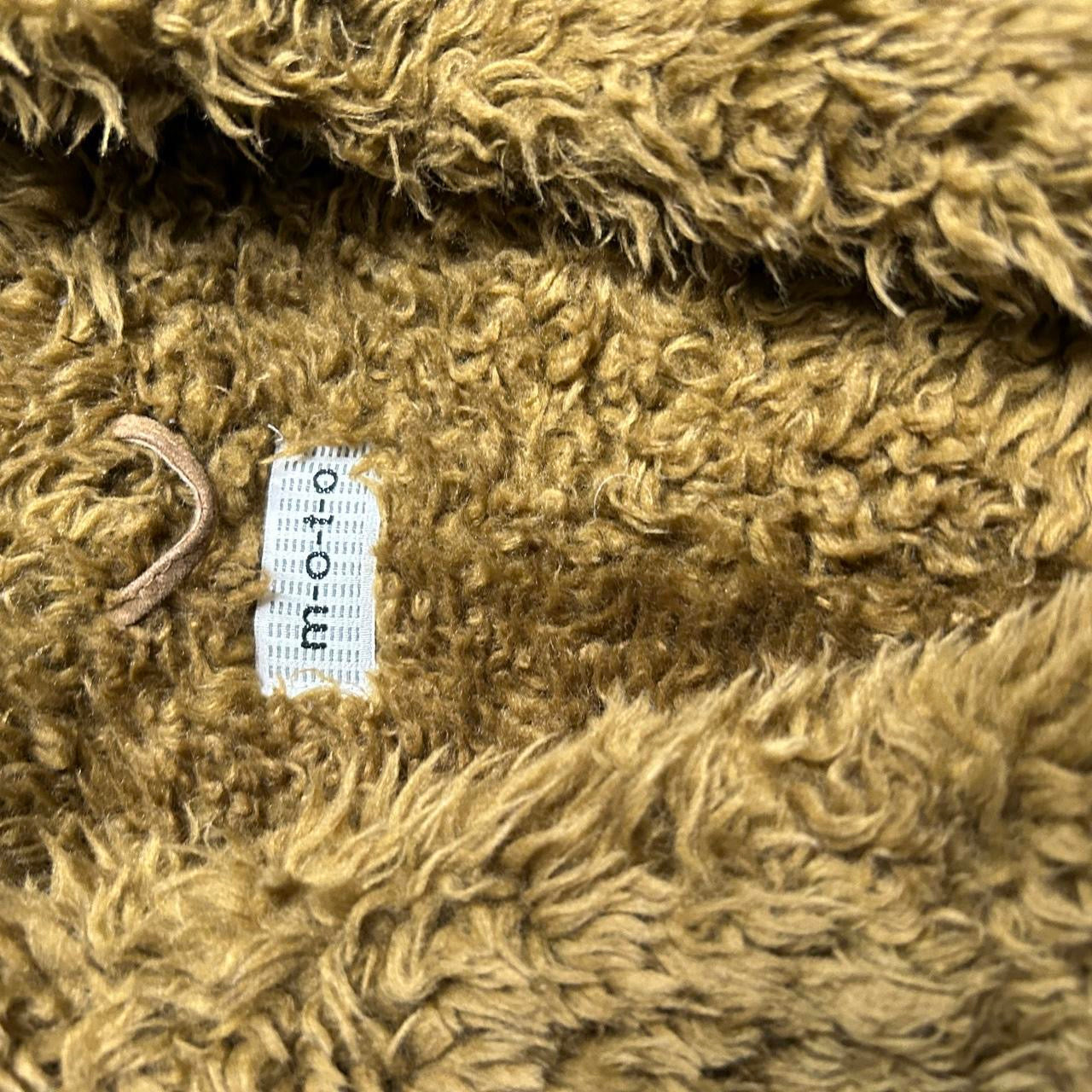 Vintage Y2K Topshop Size Brown Suede Penny Lane Afghan Coat Jacket Boho Hippy