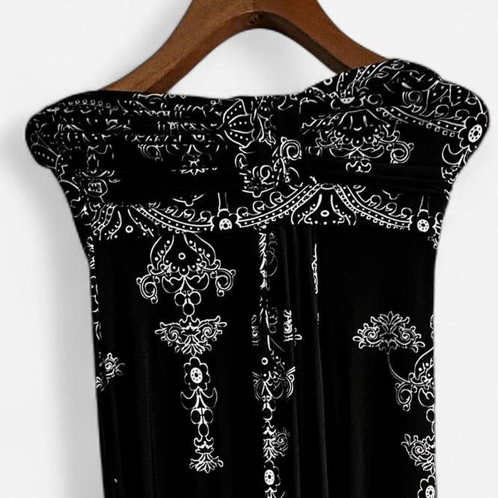Black and white Goddess London maxi dress #maxidress in size 8/10 collar to hem 49 pit to pit 13