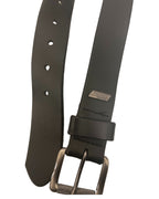 Vintage Dickies black leather mens belt size XL