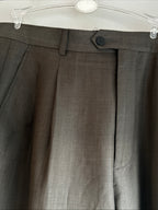 GIORGIO ARMANI COLLEZIONI Mens Brown Viscose/Polyester Dress Pants sz34 x 28 