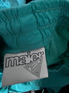 Blue nylon Maier sportswear pants with drawstring waist #90s W28 L32 SKU 6963