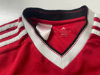 Adidas Manchester United 2015-2016 Home Shirt Red Adizero Men's Small - SKU 4155
