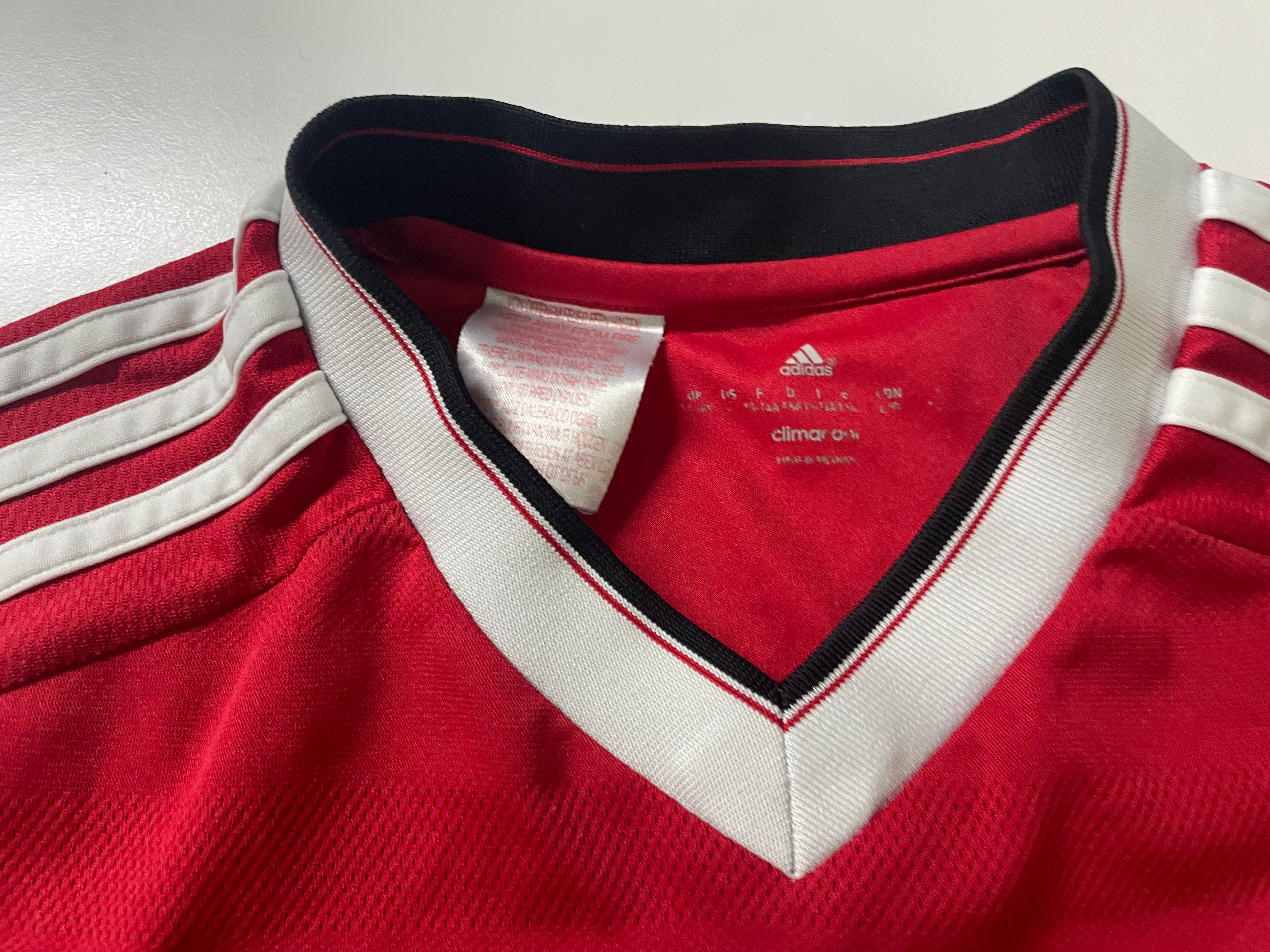 Adidas Manchester United 2015-2016 Home Shirt Red Adizero Men's Small - SKU 4155