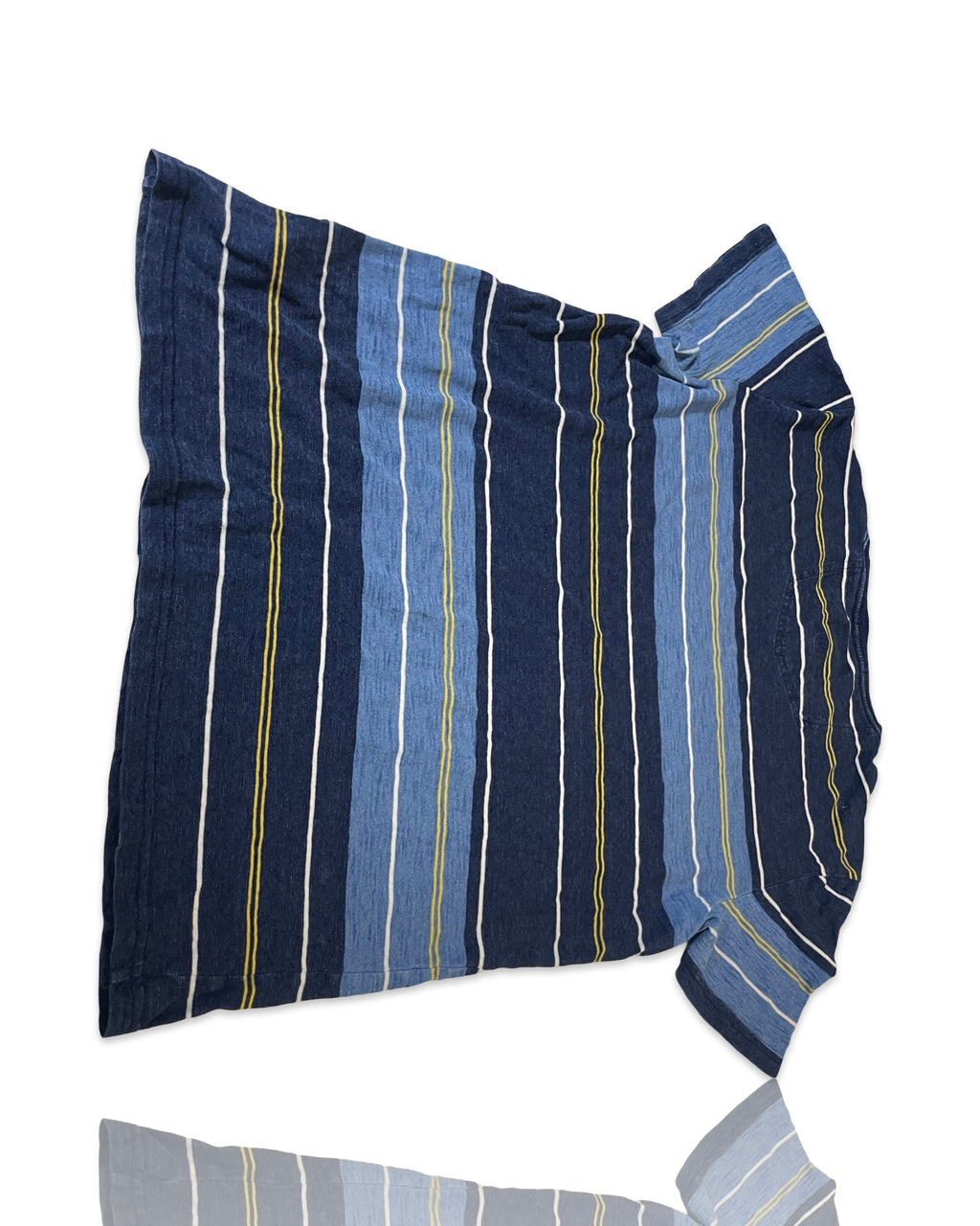 Fatface Men's Blue and Green T-shirt L27 W21 |SKU 4191