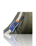 Superdry Vintage Embroidered Long Sleeve Knit T-Shirt Green Grit Men's Size L|SKU 4171