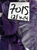 Little Mistress purple and white beaded dress with halter neck #partydress size UK 14 L 38 W14  sku 7015