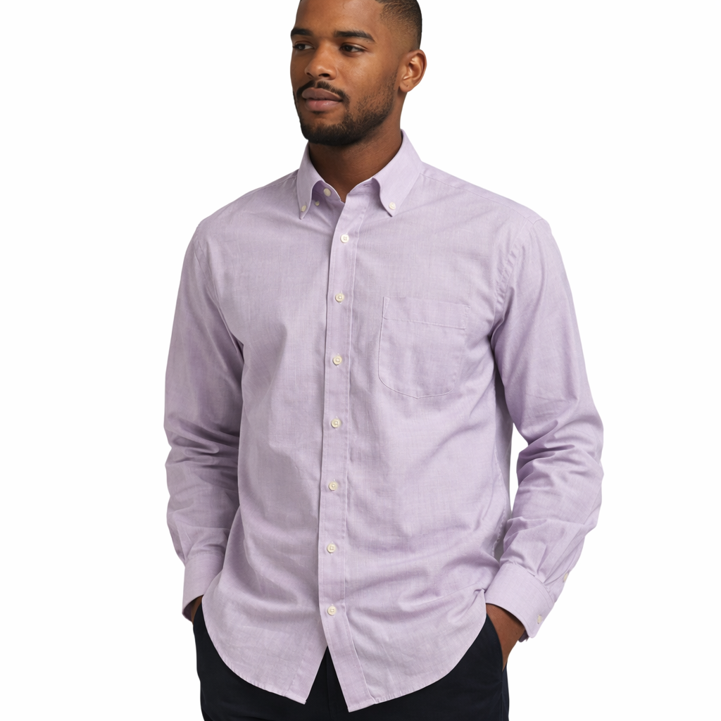Vintage men Paul Smith purple oversize long sleeve shirt in XL|L33 W25|SKU 6527