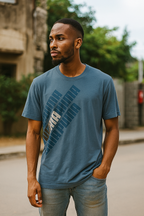 Vintage Puma Mens Graphics blue tees XL