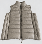 Vintage Uniqlo Women's Lightweight Brown Outdoor Puffer Jacket, Size L - SKU 5306