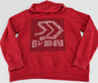 Vintage Red Hoodie Medium  Big Logo Spell Out Sweatshirt Jumper; Pullover  L 29 W 21 SKU 5302