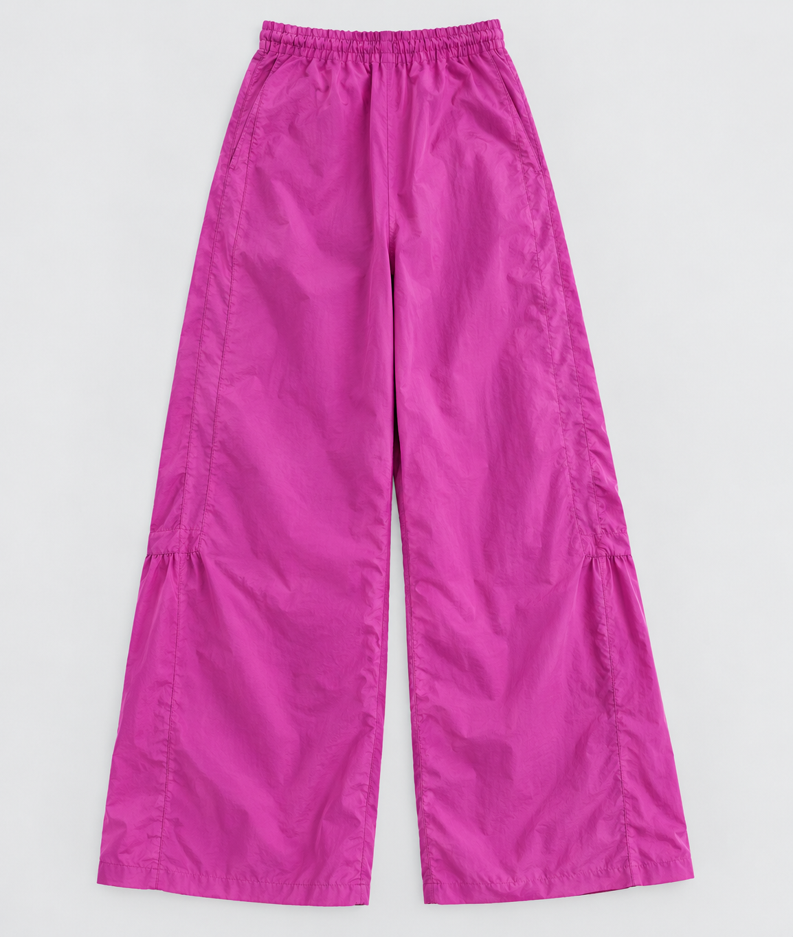 Vtg 80s 90s Sunice Women Iridescent Purple Nylon Shell Wind Pant Pockets Ski Snowboard Size S W 30 L 29 elactic pull string  SKU 5296