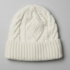 Cozy Cream Cable-Knit Beanie SKU 7308