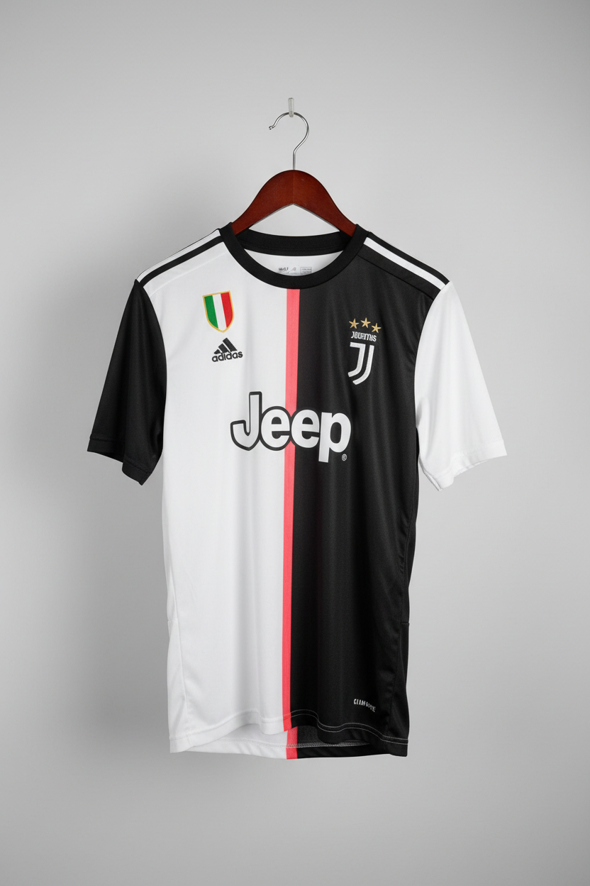 Cristiano Ronaldo #7 Juventus FC home jersey from the 2019/2020 season. 