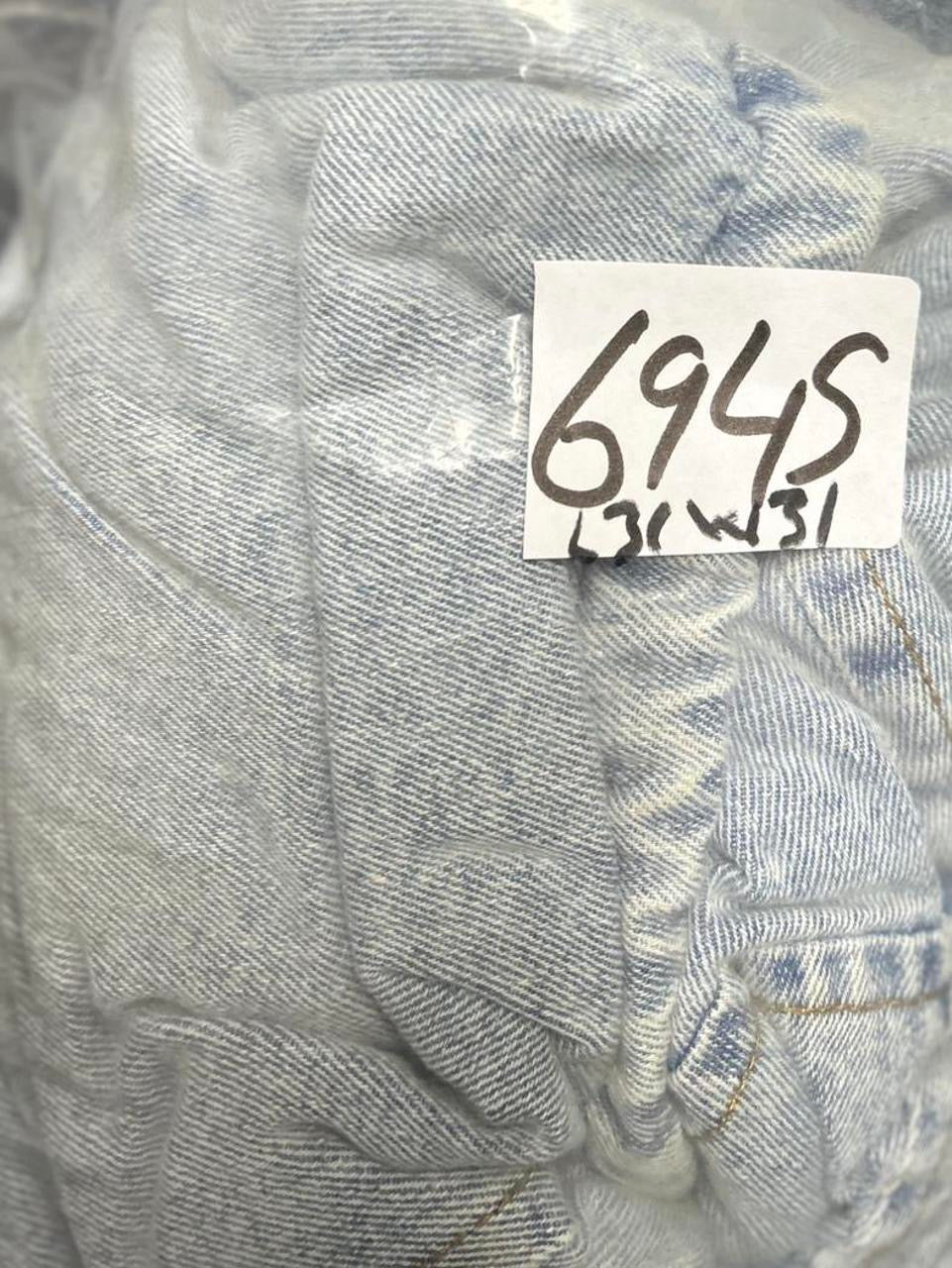 Uotta Lady Fleece Lined blue Denim white faux fur Thick Hooded winter Jacket L31W31 in M/L SKU 6945