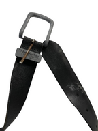 Vintage Wrangler men's black genuine leather belt| L45 | SKU 4482