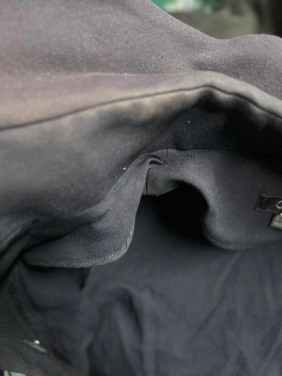 COS Women's  Black 100% collared Trench Coat in Small SKU 6942  L33 W22