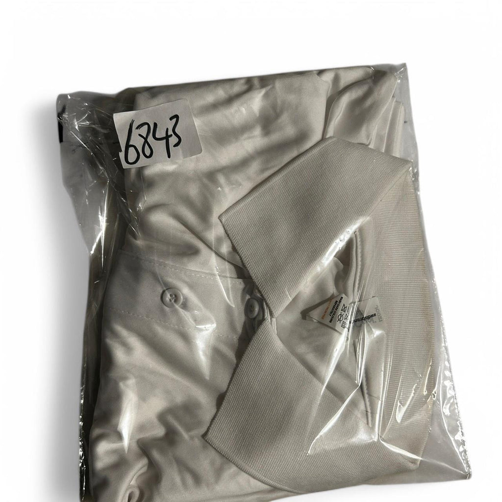 Vintage Toyota Performance logo Golf T-Shirt Men Polyester White Polo in M Sku 6843