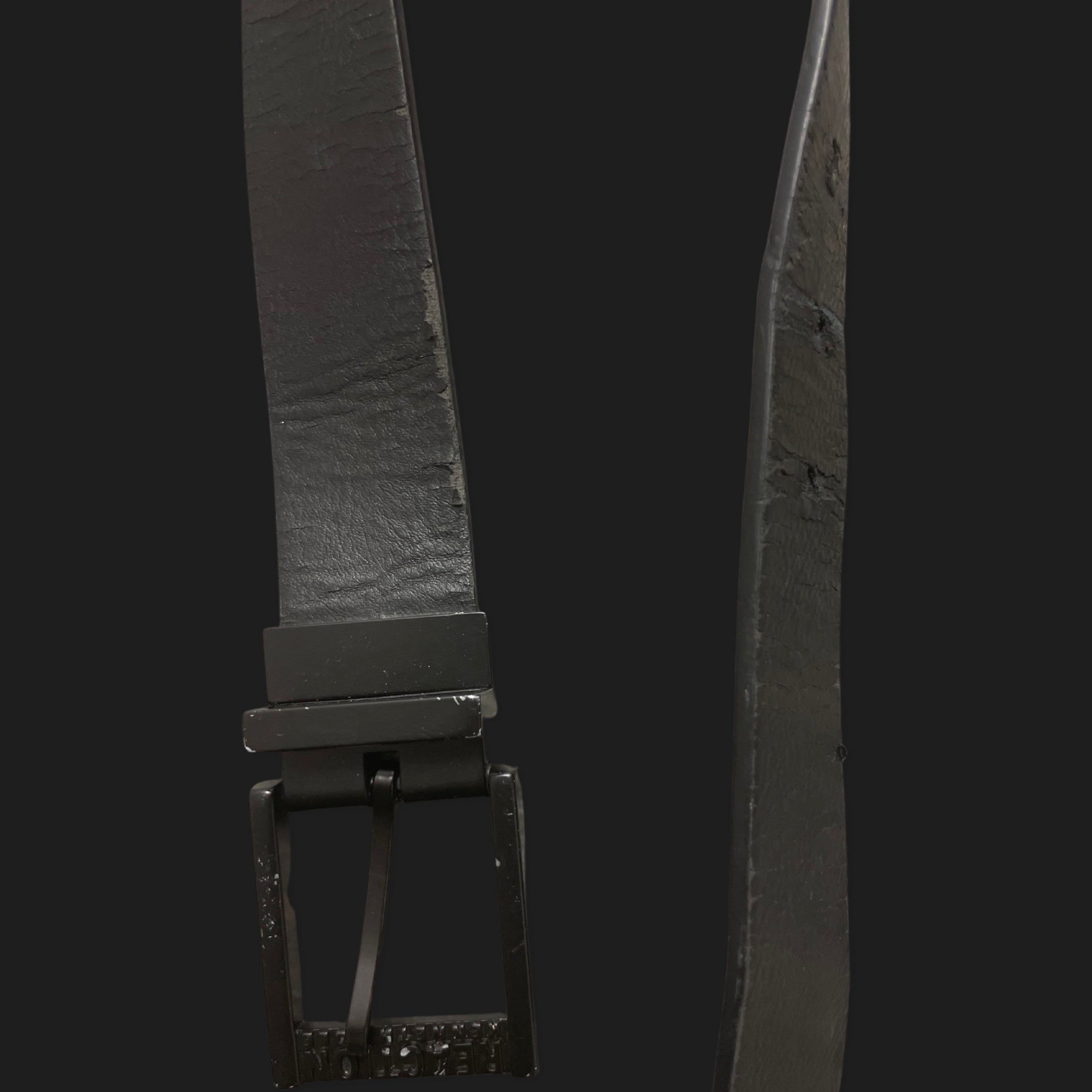 Rubynee Vintage y2k mens leather brown belt