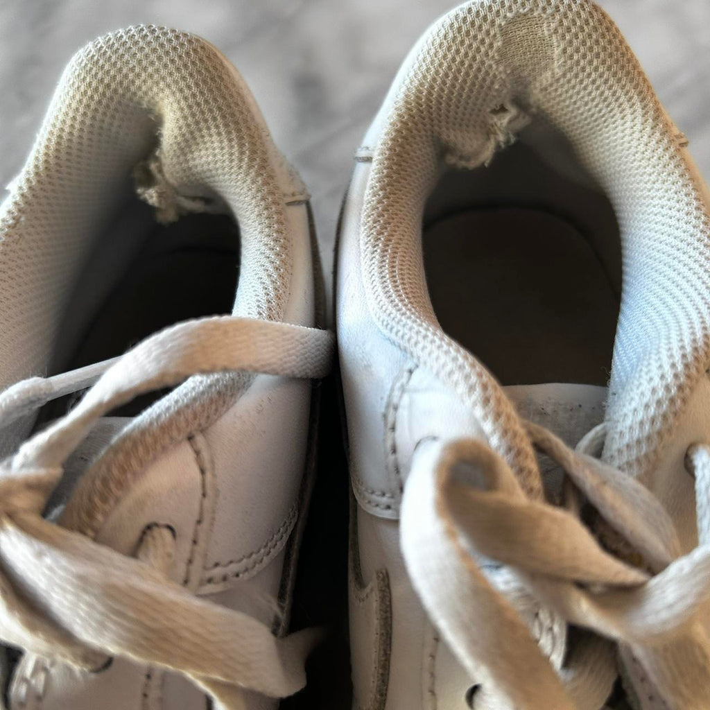 Nike Air Force One AF1 Unisex White Trainers  Leather UK Size 5
