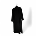 Statements Black pinstripe light soft coat with a touch of elegance #wintercoats L 45 W20 SKU 6907