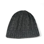 Wedze grey cable knit beanie hat made of a wool blend material. 
One size 
SKU 7180