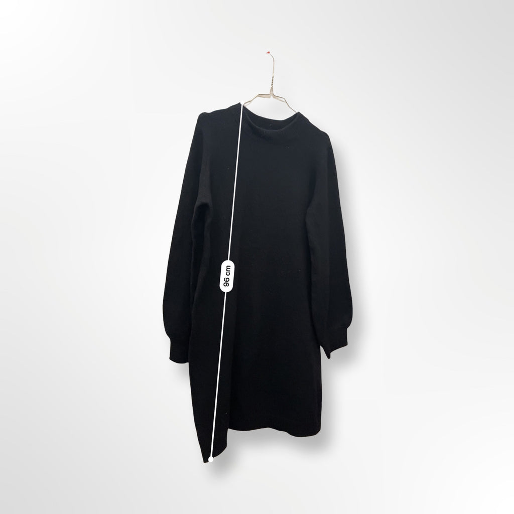 Rubynee Vintage y2k black liz devy long sleeve knitted jumper dress