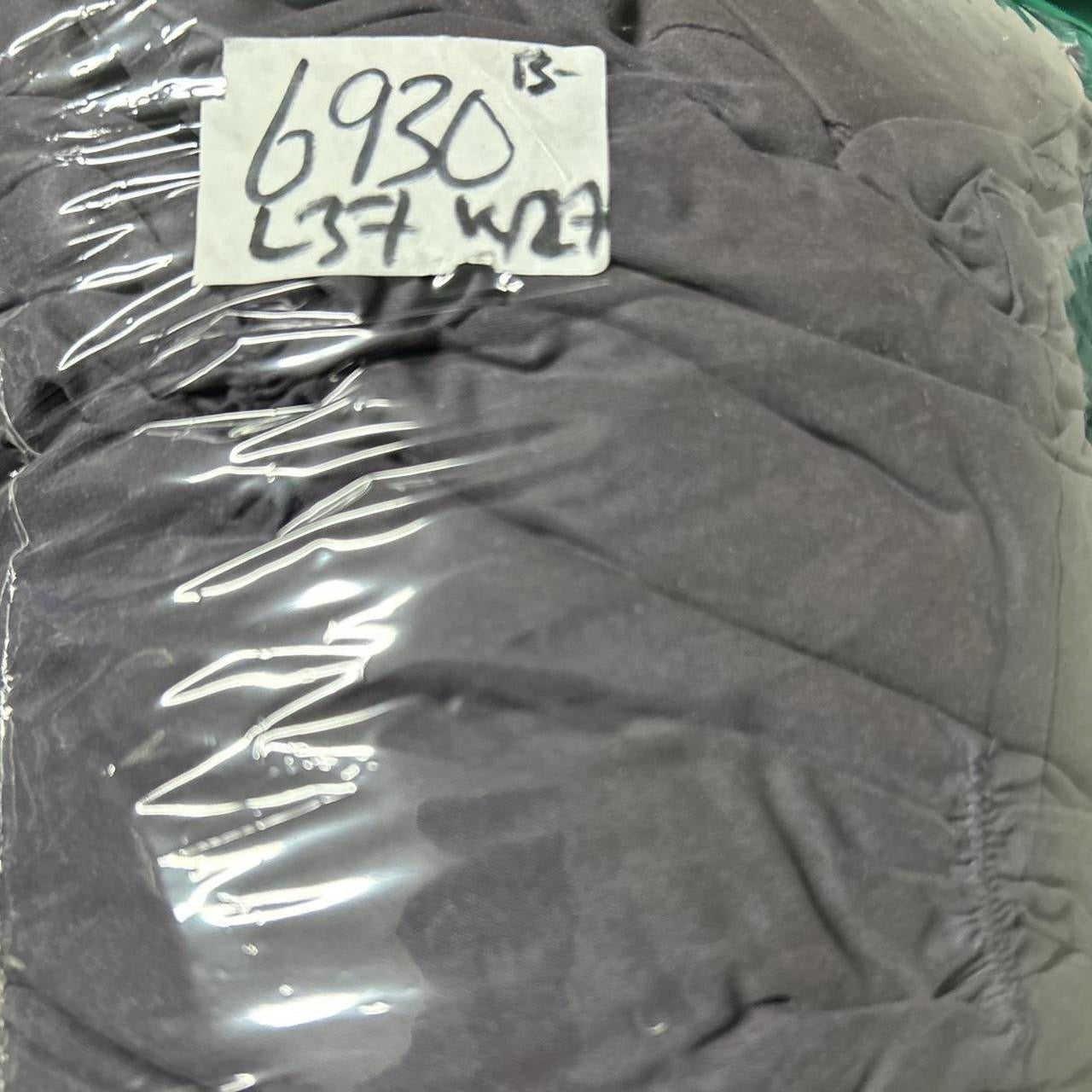 Vintage Women's UK Size 13 Taupe Grey & Purple Lightweight Padded Puffer Jacket, Size L - SKU 6930