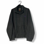 Vintage Weatherproof Garment Co. Men's Dark Gray Fleece Full-Zip Jacket with Pockets, Size XL - SKU 6869