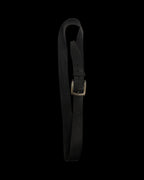 vintage black made in germany leather mens belt size M