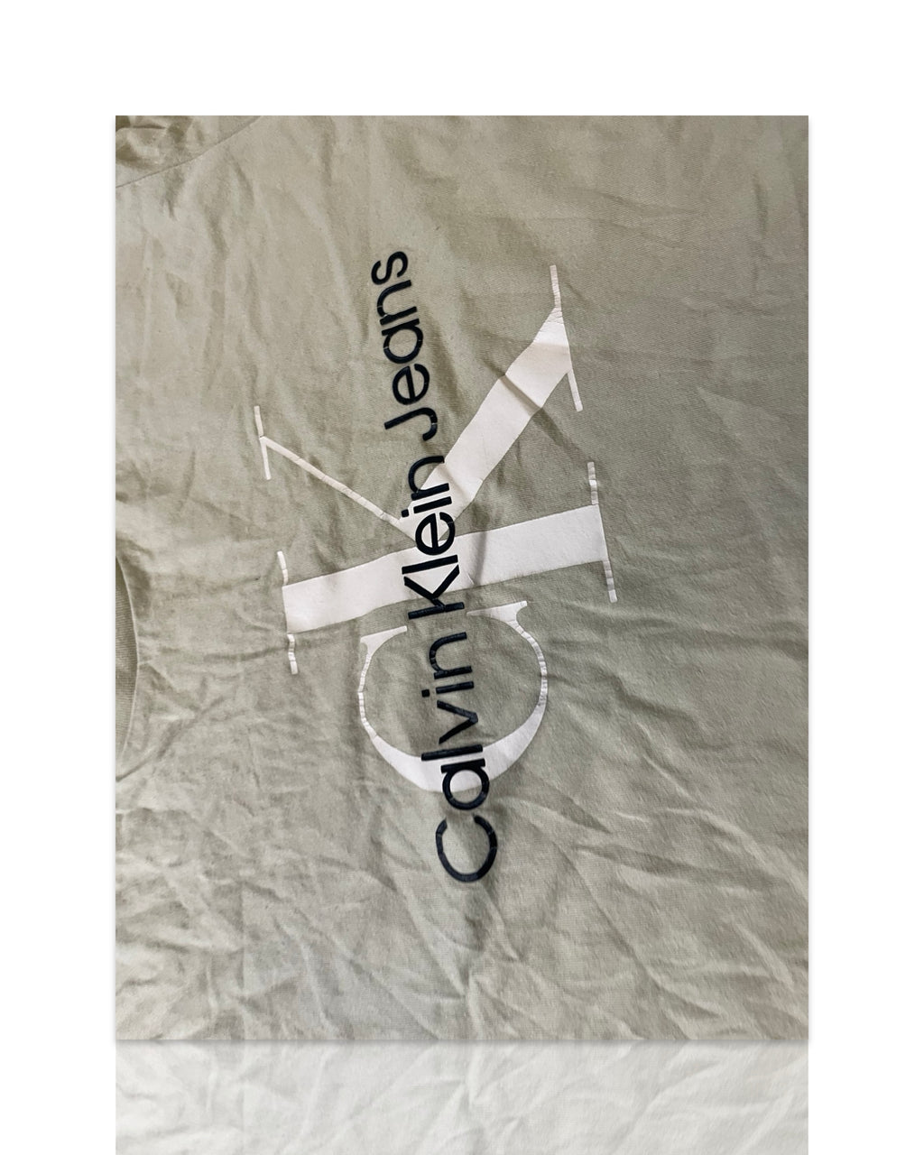 Vintage 90s Calvin Klein USA Made T Shirt Short Sleeve Mens  IN XS L 27 W18 sku |4270