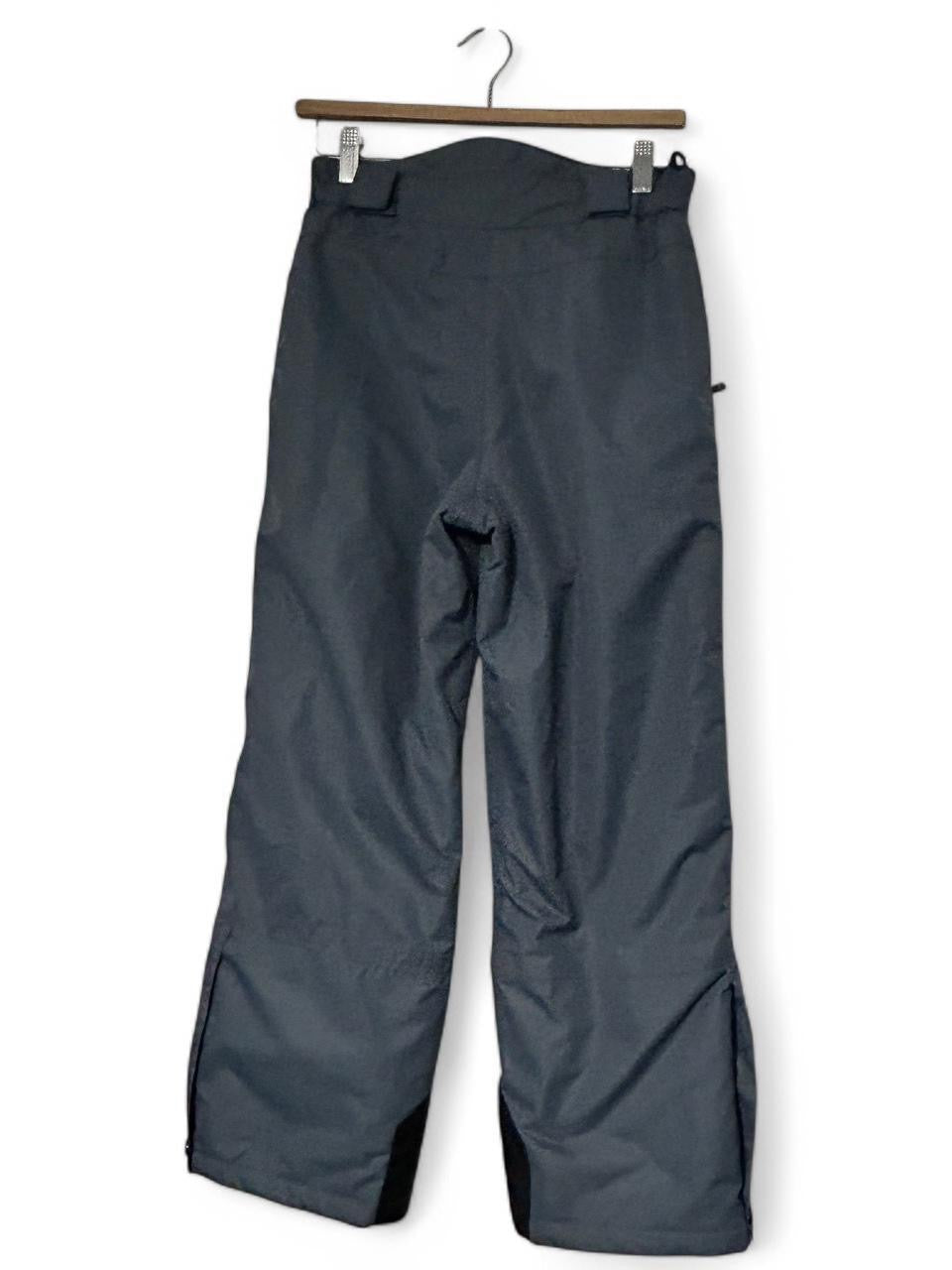 Unisex CHILDRENS Crane PLACE Snow  Ski PANTS, Size 7 Gray Insulated Fleece Lined SKU 6961