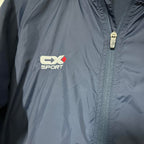 Vintage men’s Navy Coleraine FC Academy windbreaker #football #windbreaker L 28 W 22 in M sku 6878