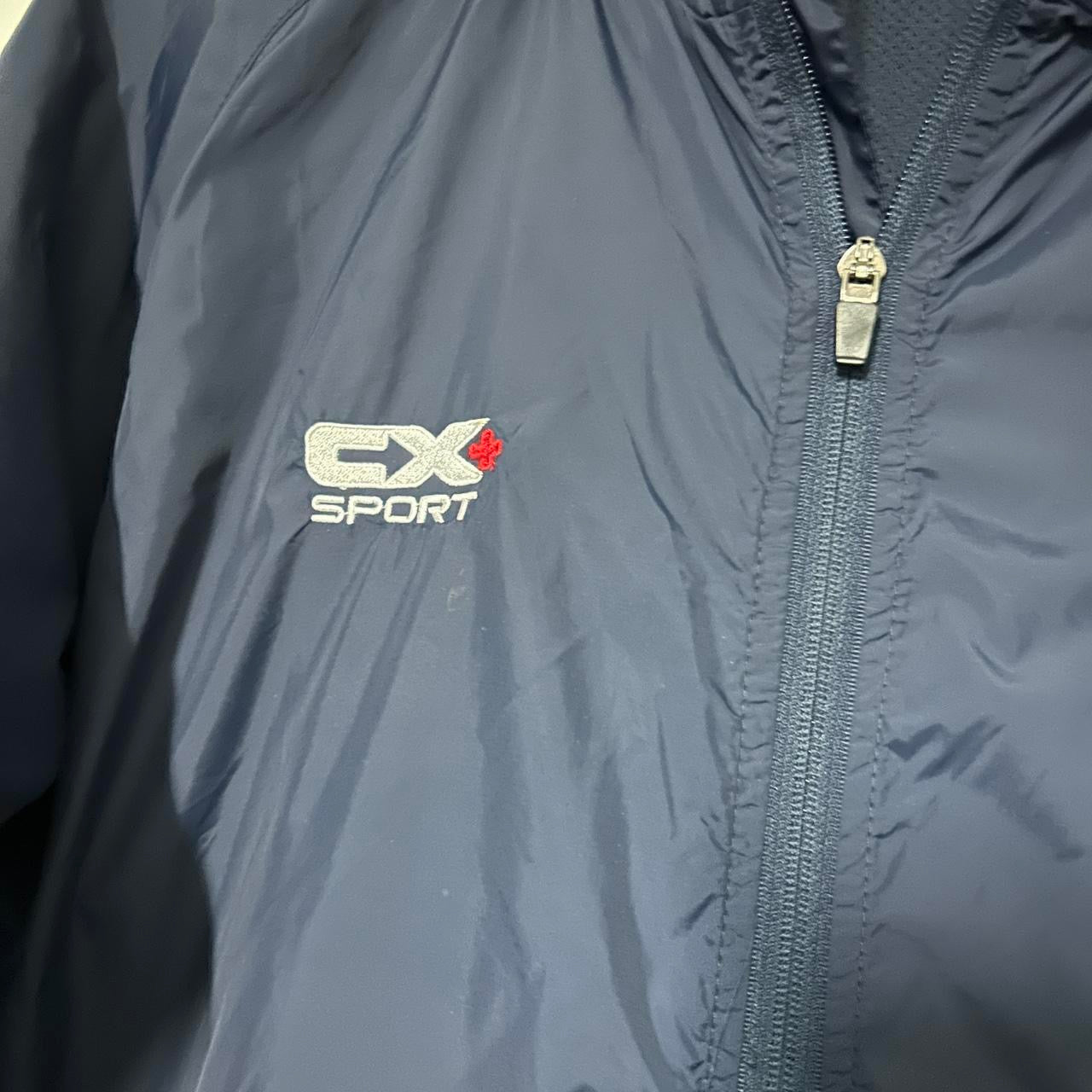 Vintage men’s Navy Coleraine FC Academy windbreaker #football #windbreaker L 28 W 22 in M sku 6878