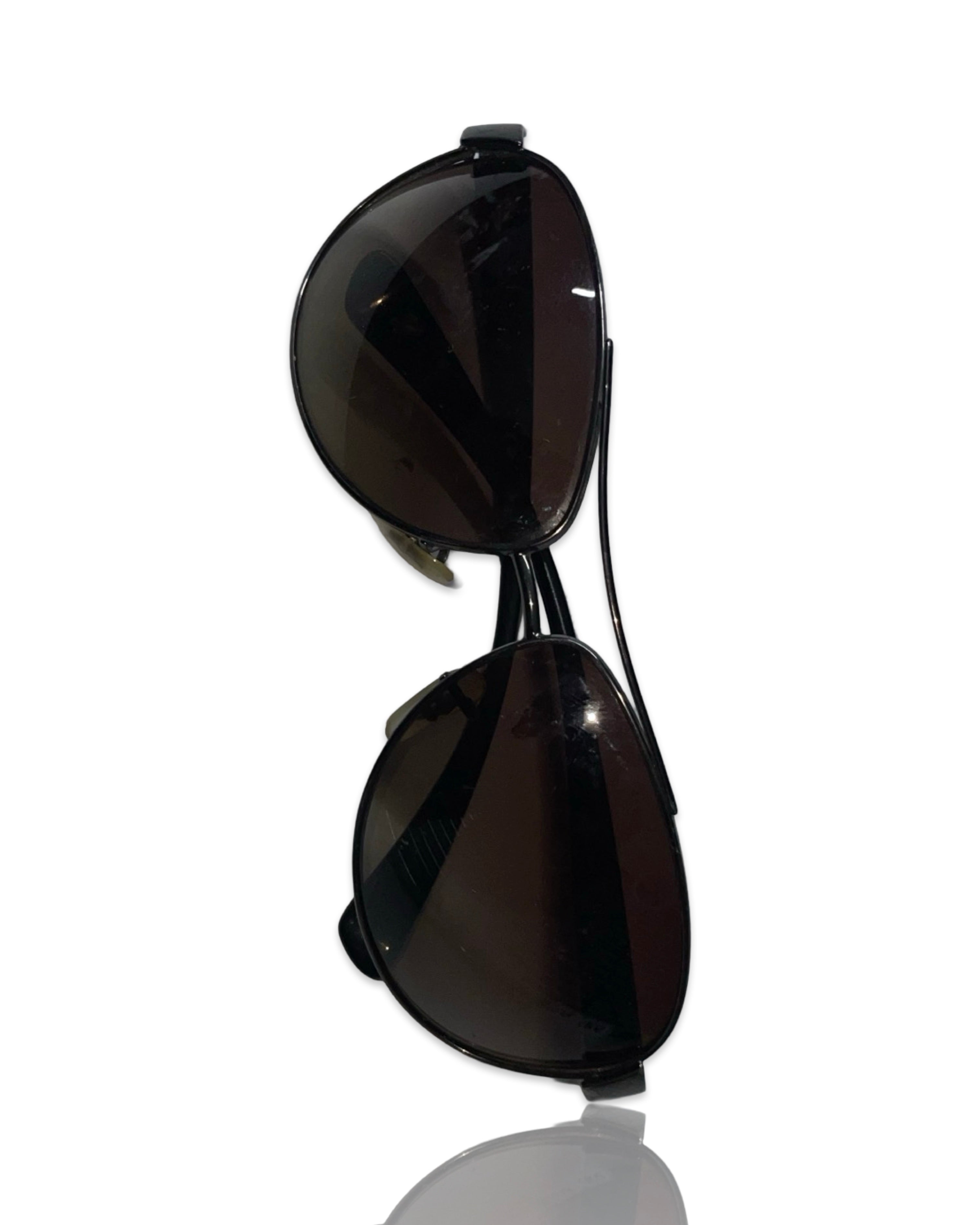 Vintage Ray-Ban Men's And Women's black Sunglasses made in italy|SKU 4214