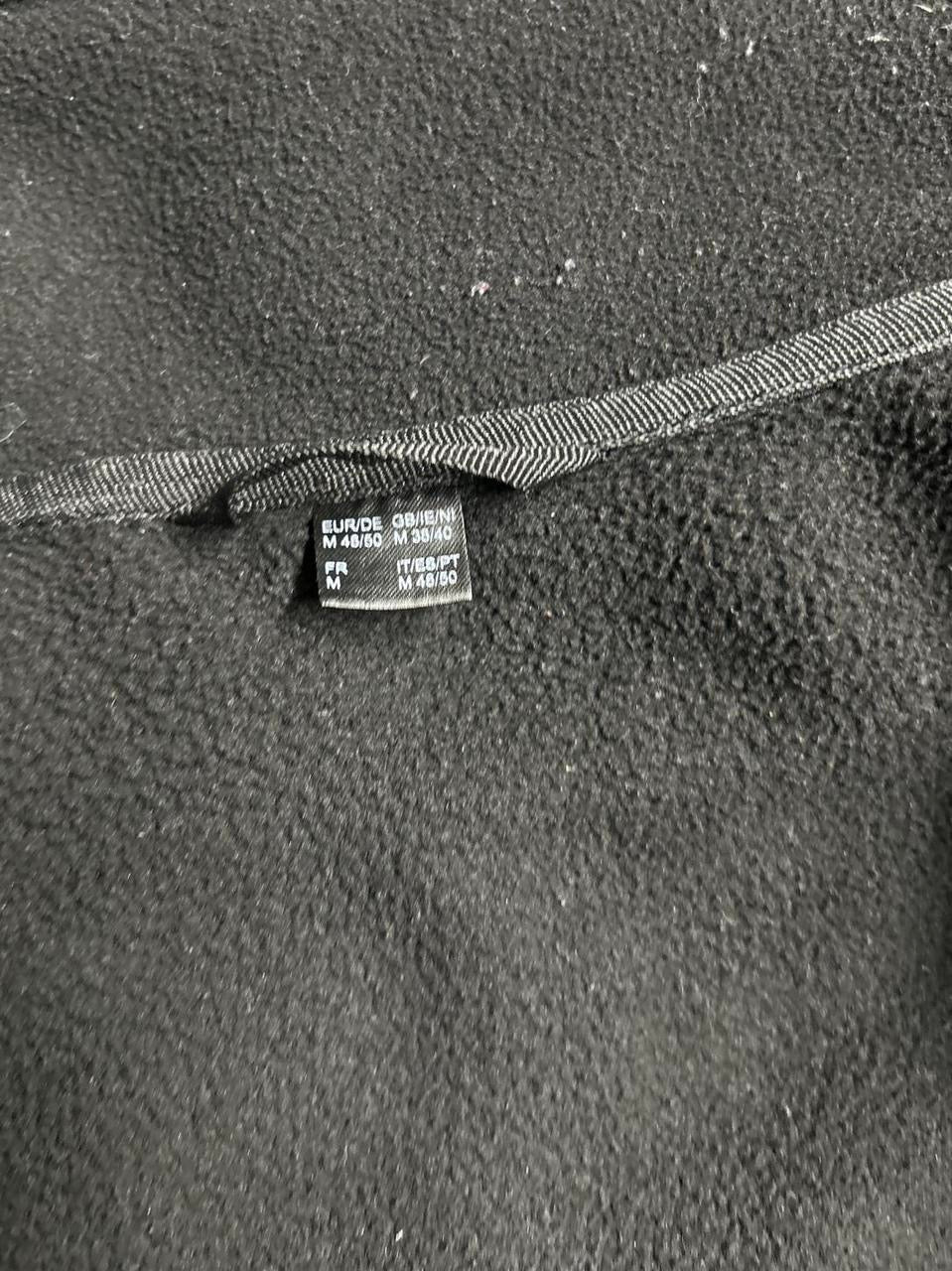 Men’s Parkside Medium Black Fleece Vest Sleeveless Full Zip SKU 6934 L33 W22