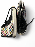 Black and white Vans skateboarding sneakers #skaterstyle uk 6 US 7 men us women 8.5  eu 39.0 SKU 6897