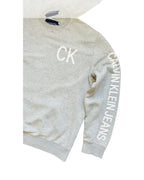 Vintage Calvin Klein Grey Sweater - Size M (Tag XXL, Recommended M)