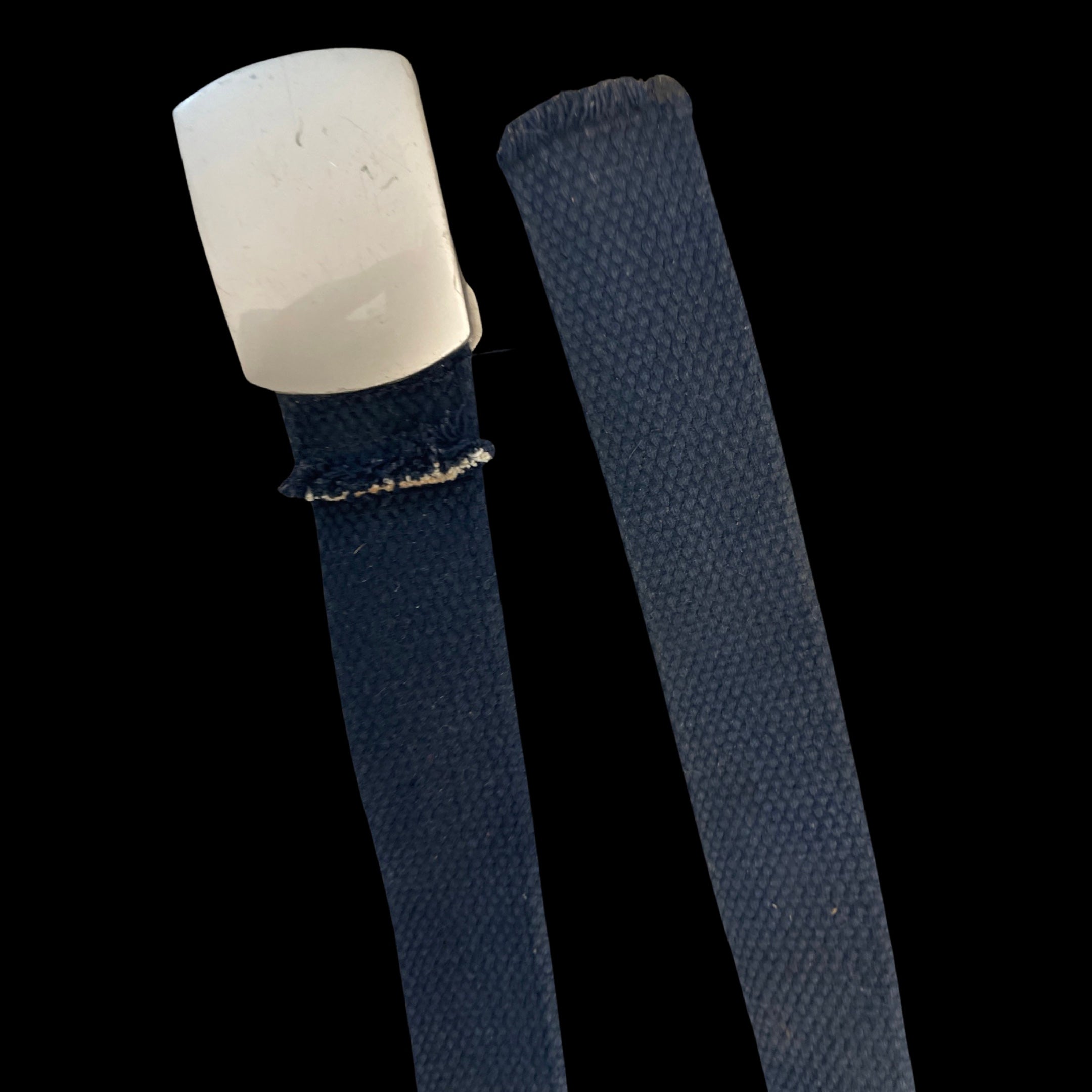 Rubynee Vintage y2k elastic braid blue belt size M