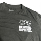 Under Armour Shirt Mens medium Gray Green International Hooping SKU 6844