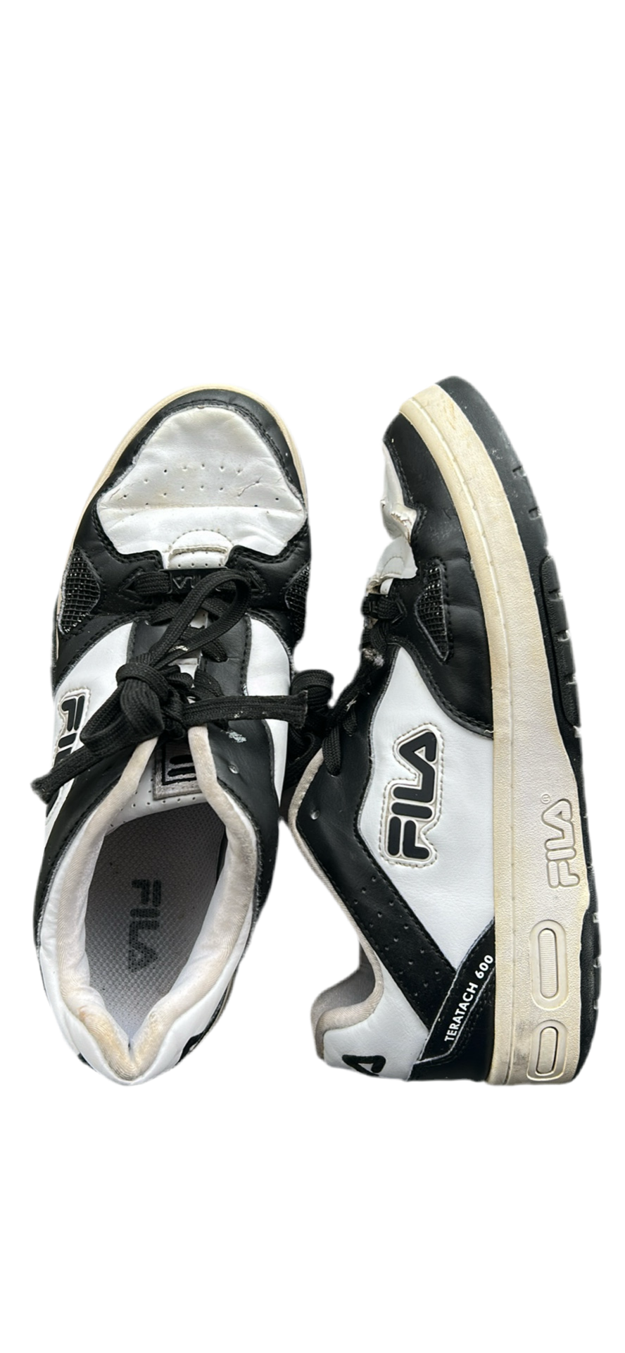 Fila unisex TERATACH 600 trainers - B&W  EUR size 39