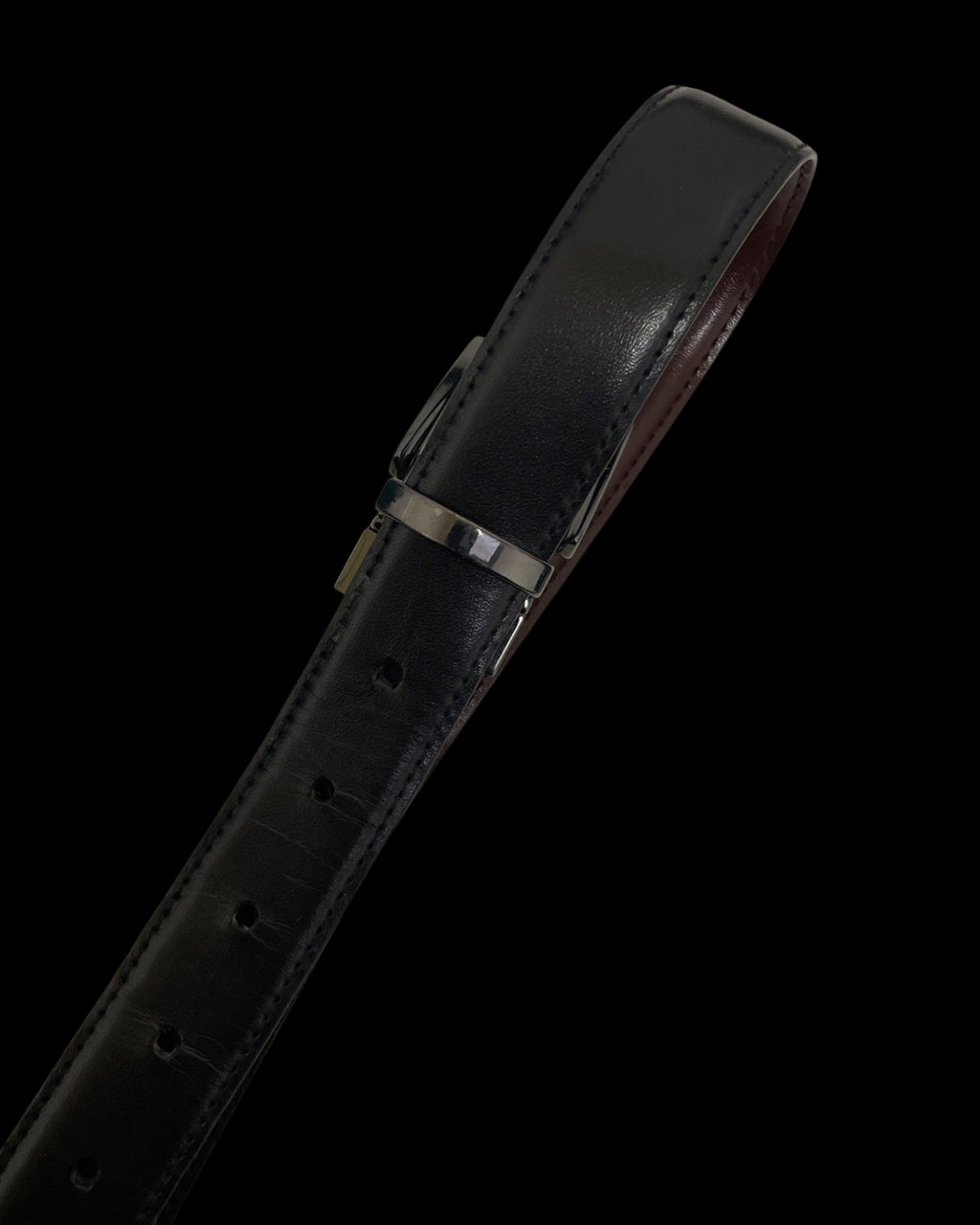 Vintage mark & spencer brown leather mens belt size S