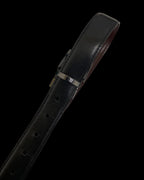 Vintage mark & spencer brown leather mens belt size S