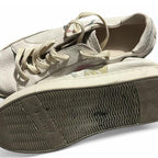 Soludos Ibiza Platform Casual Sneakers Women's Size 6 UK M, White Leather Shoes