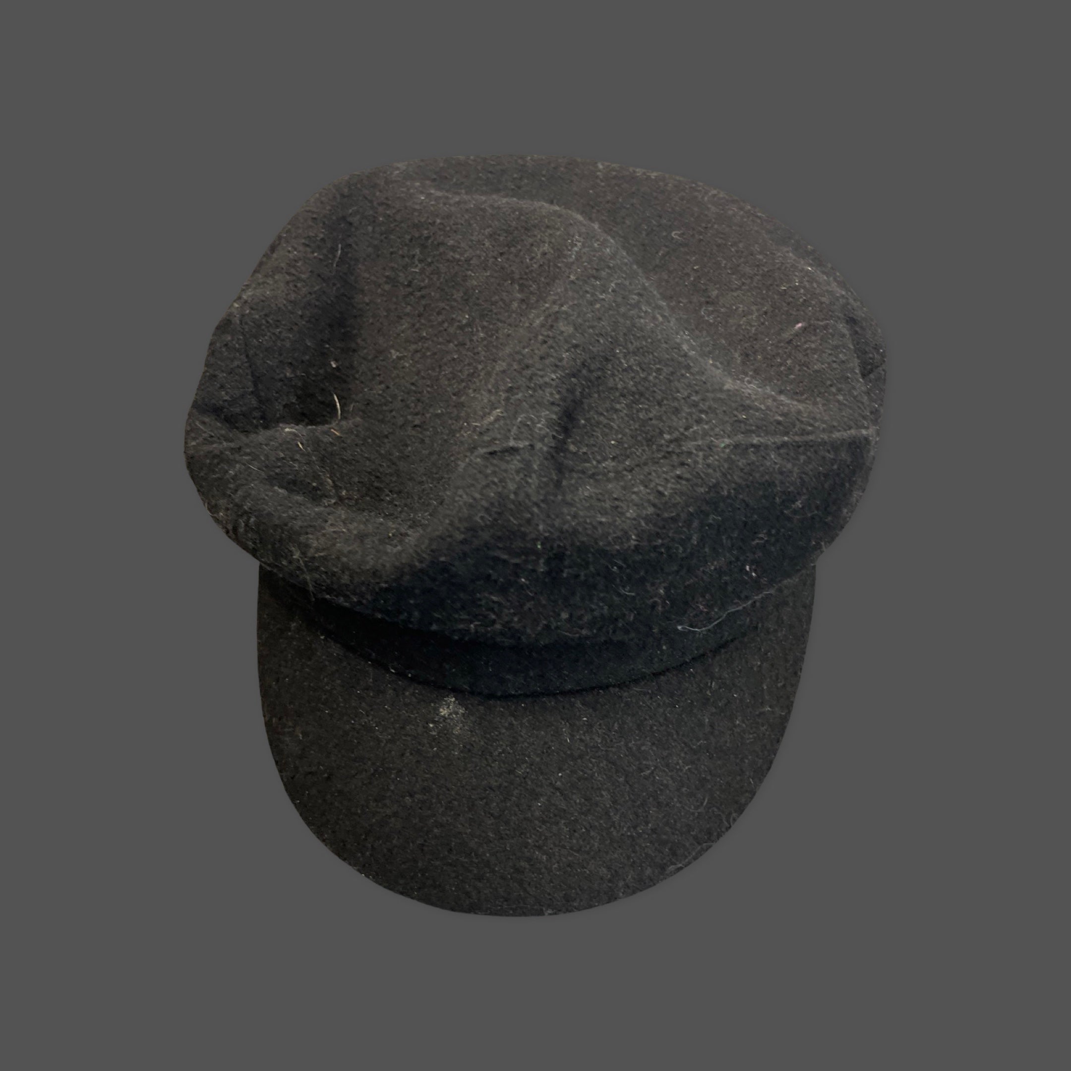 Rubynee Vintage y2k bakers boy black hat