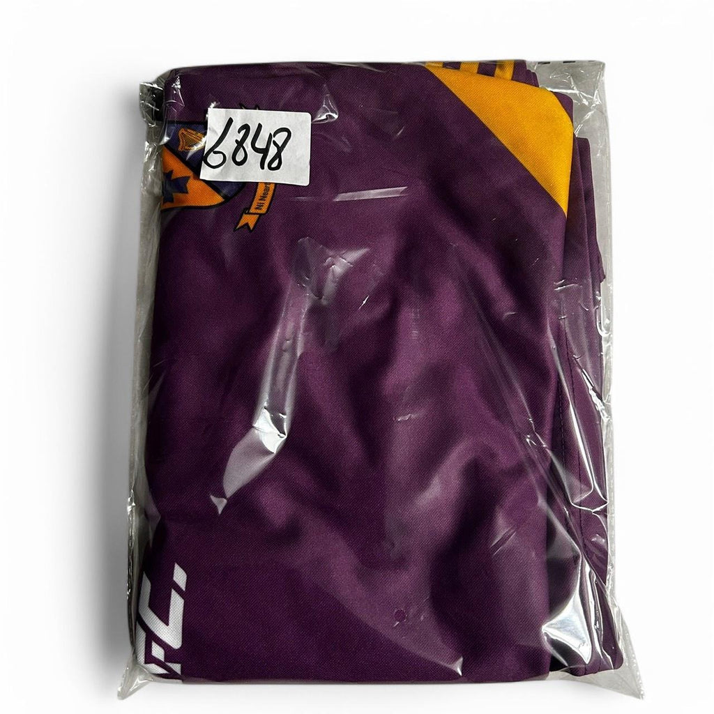 Purple and yellow Roscommon GAA jersey #GAA #MayoGAA in sz L sku 6848